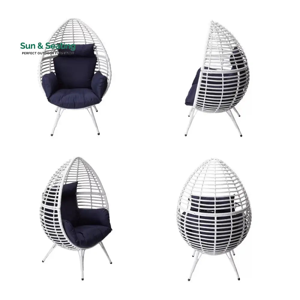 Rosabella Single Seater Swing Basket For Balcony &amp; Garden (White) Swings