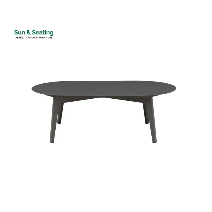 Roxy Outdoor Garden Balcony Sofa Set 2 Seater 2 Single seater and 1 Center Table Set Braid &amp; Rope (Dark Grey) Sofa Sets