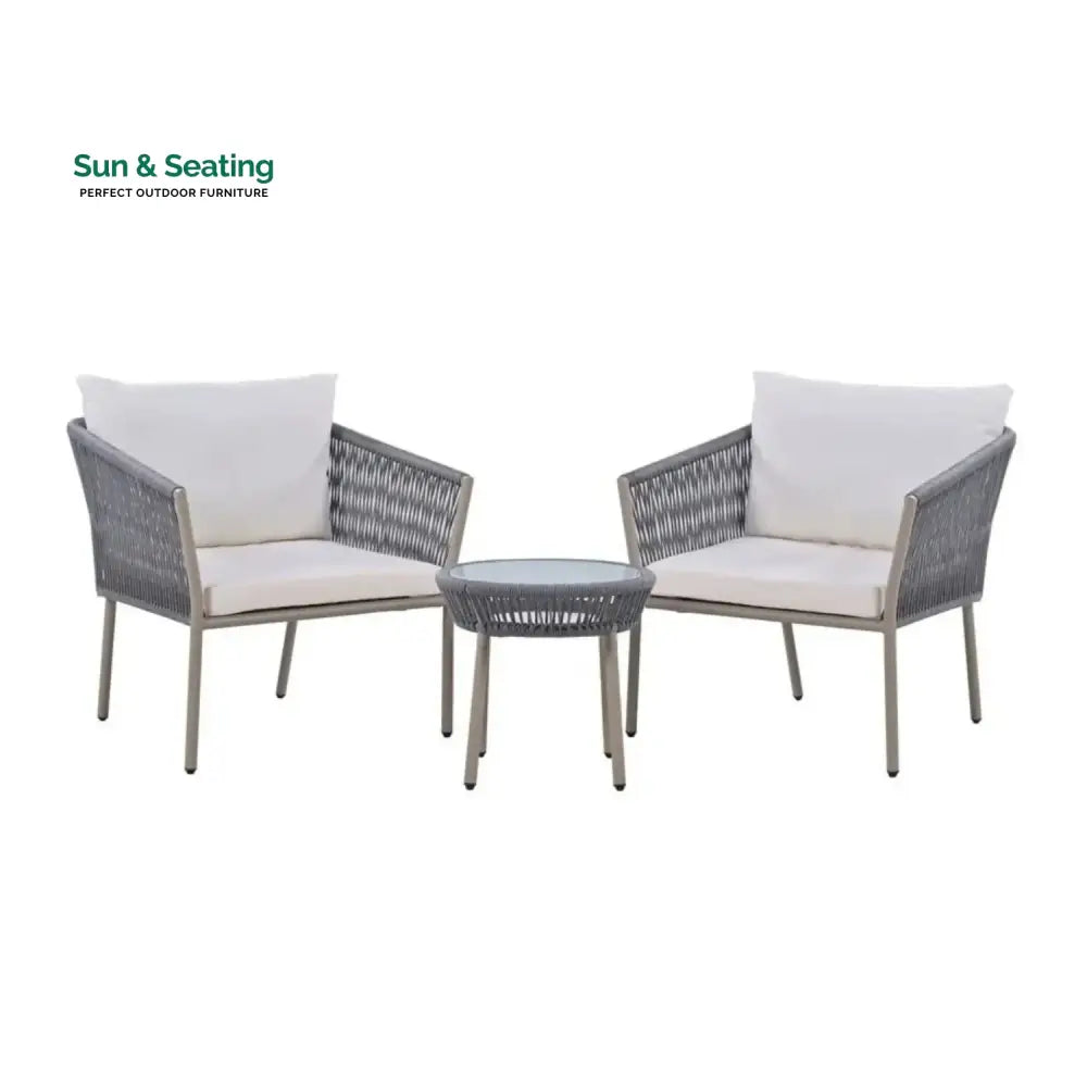 Ruqayyah 3-Piece Rope Patio Set - Perfect for Outdoor Patio Set