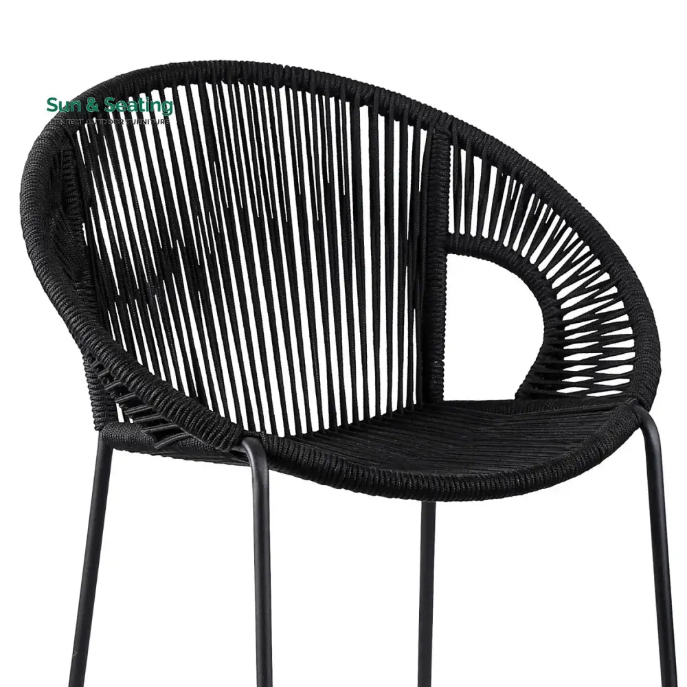 Saanvi 2-Piece Outdoor Rope Bar Chairs – Stylish Comfort Built to Last Bar Chairs