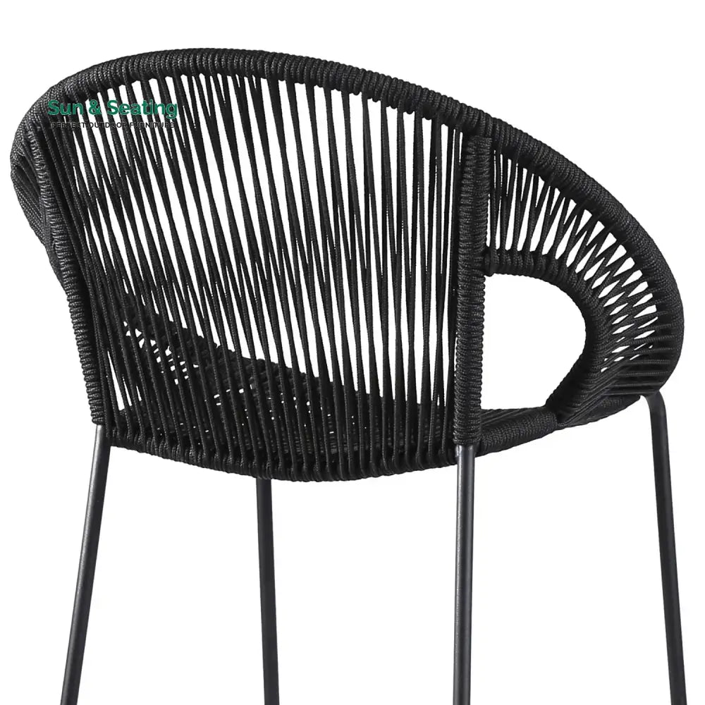 Saanvi 2-Piece Outdoor Rope Bar Chairs – Stylish Comfort Built to Last Bar Chairs