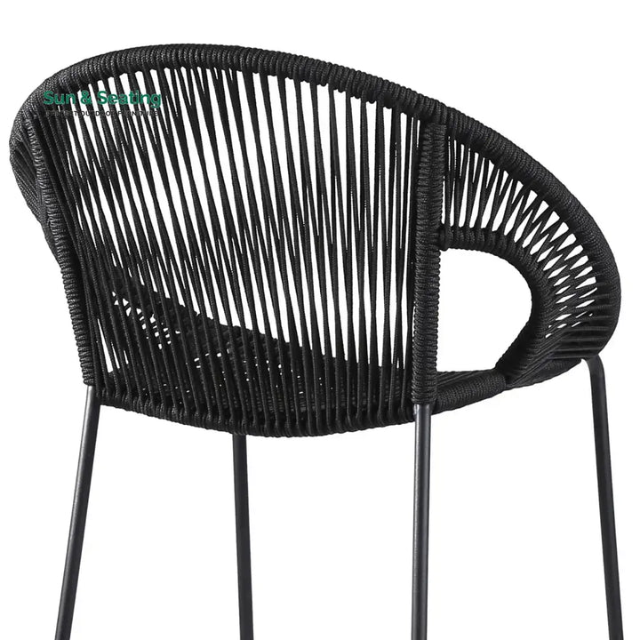 Saanvi 2-Piece Outdoor Rope Bar Chairs – Stylish Comfort Built to Last Bar Chairs
