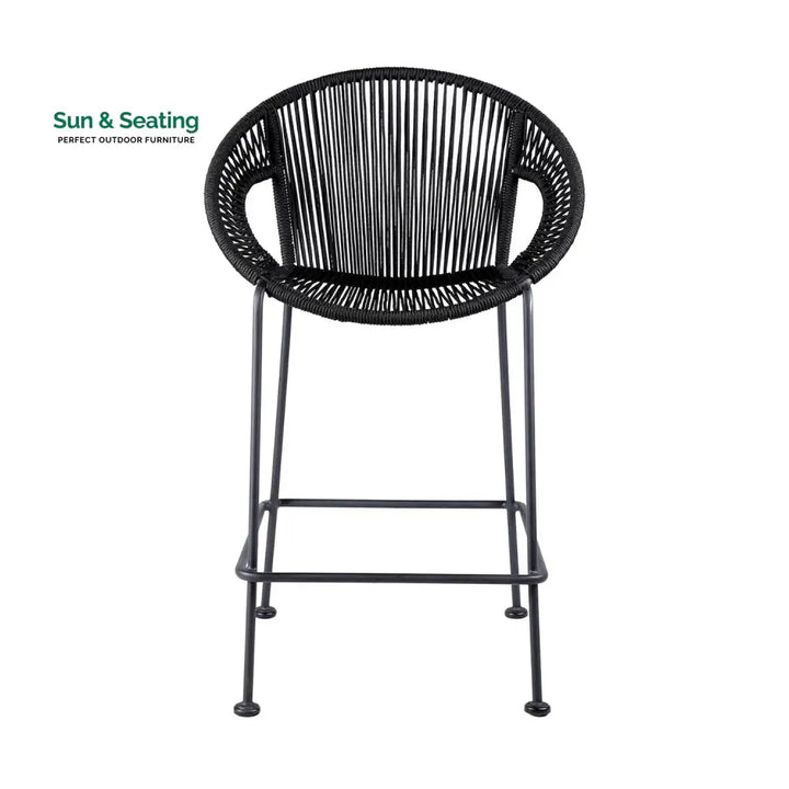 Saanvi 2-Piece Outdoor Rope Bar Chairs – Stylish Comfort Built to Last Bar Chairs