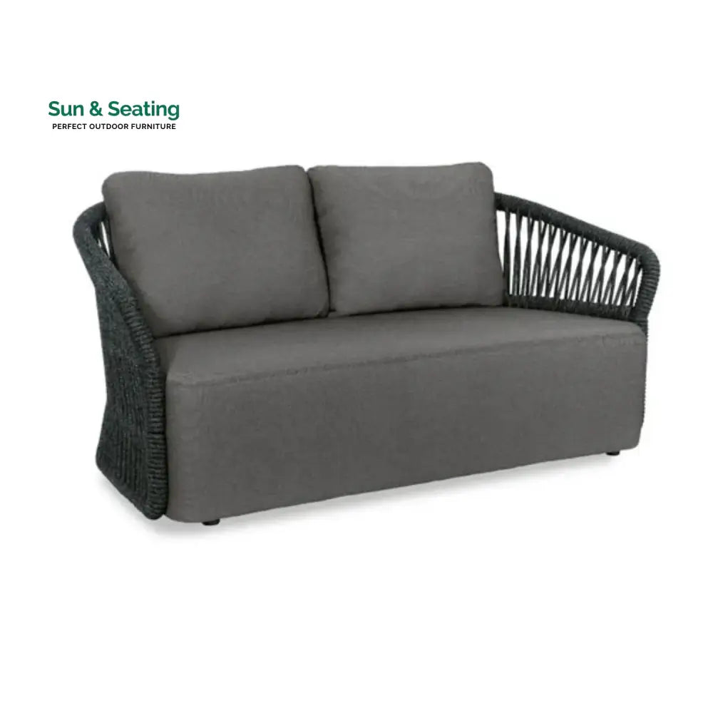 Saeko 4-Piece Outdoor Braid &amp; Rope Sofa Set (Grey) Sofa Set