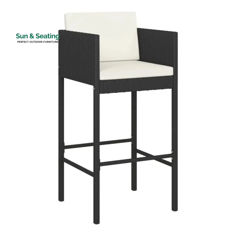 Sakura 5-Piece Outdoor Rattan Wicker Bar Set Bar Set
