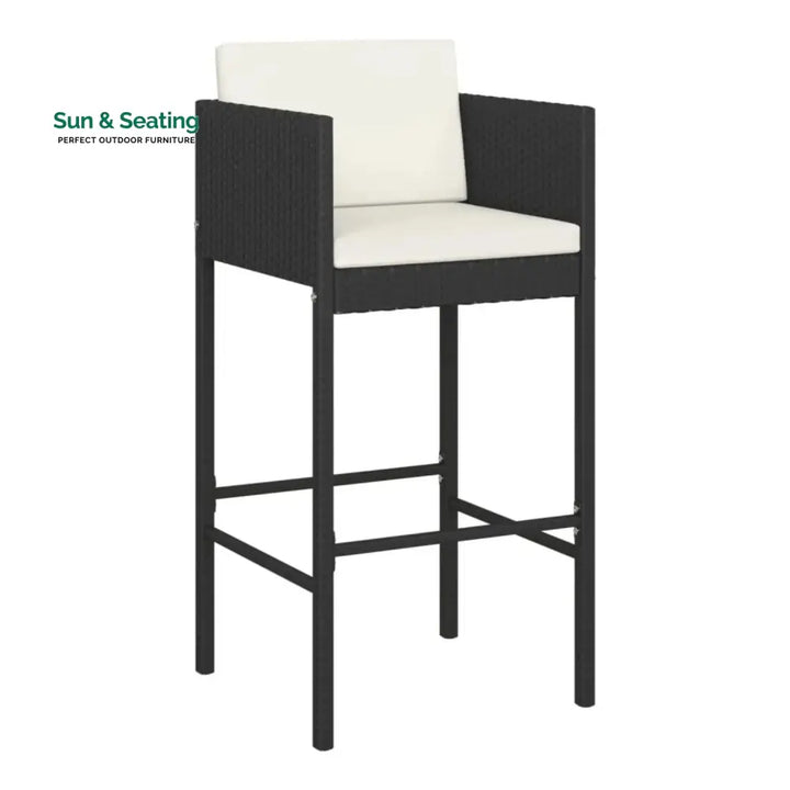 Sakura 5-Piece Outdoor Rattan Wicker Bar Set Bar Set