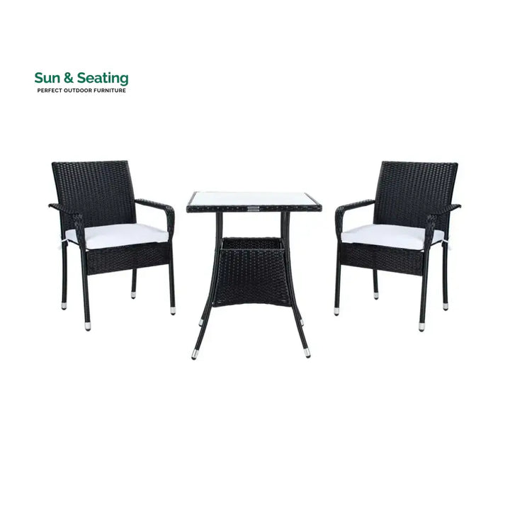 Sana 3-Piece Outdoor Rattan Wicker Patio Set Patio Set