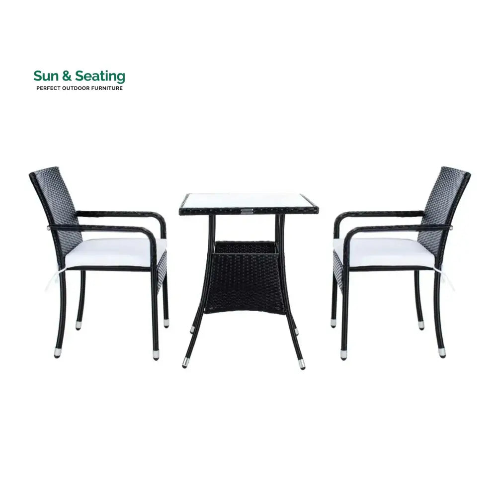 Sana 3-Piece Outdoor Rattan Wicker Patio Set Patio Set
