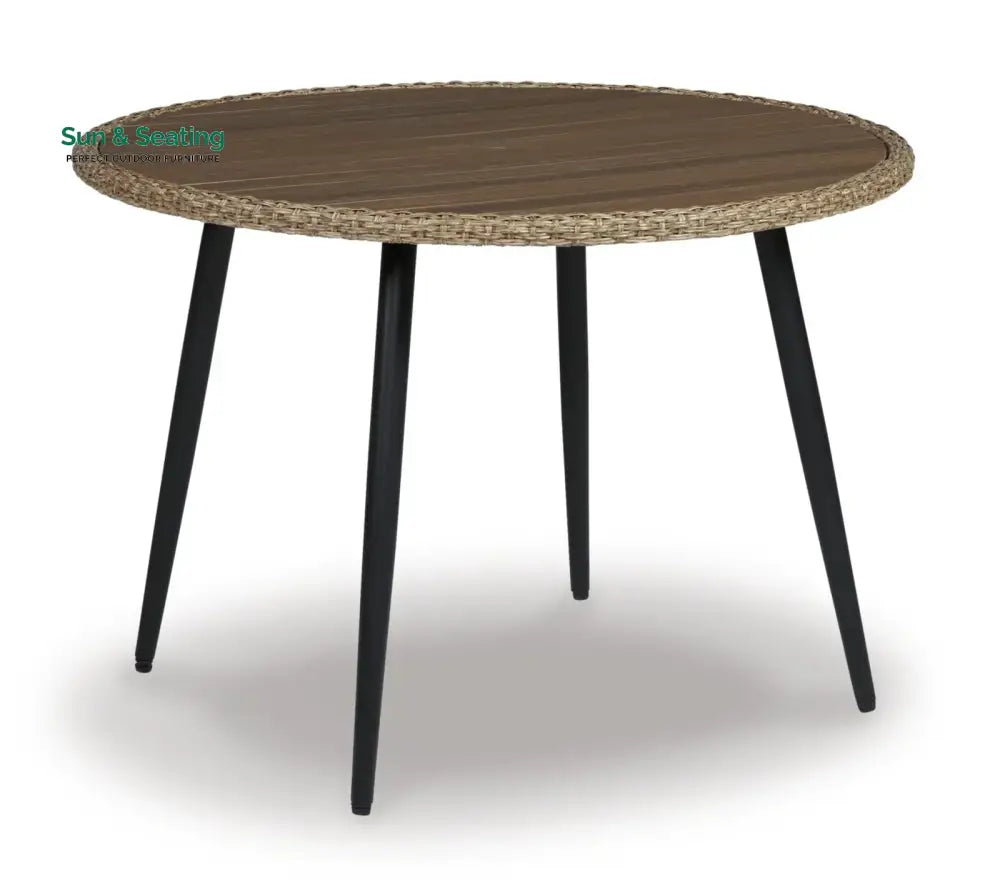 Sence Outdoor Patio Seating Set 2 Chairs and 1 Table Set (Brown) Coffee Table Sets