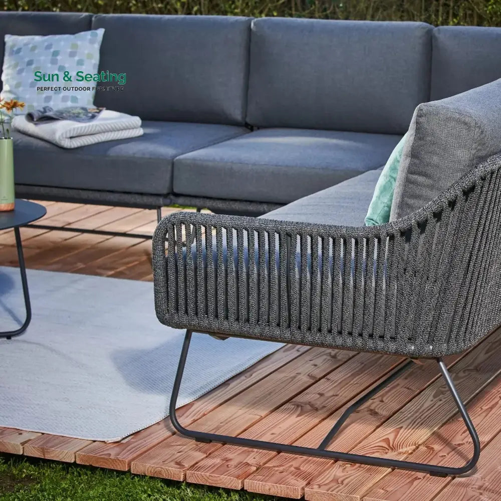 Shan 5-Seater L-Shape Outdoor Rope Sofa Set Sofa Set