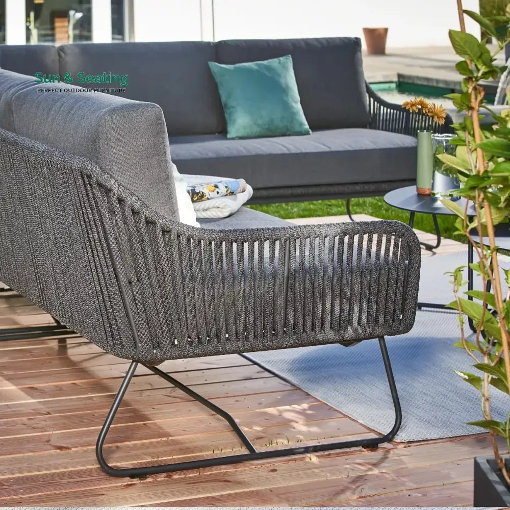 Shan 5-Seater L-Shape Outdoor Rope Sofa Set Sofa Set