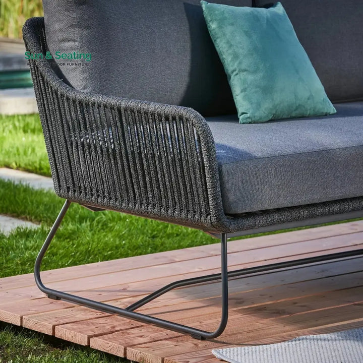 Shan 5-Seater L-Shape Outdoor Rope Sofa Set Sofa Set