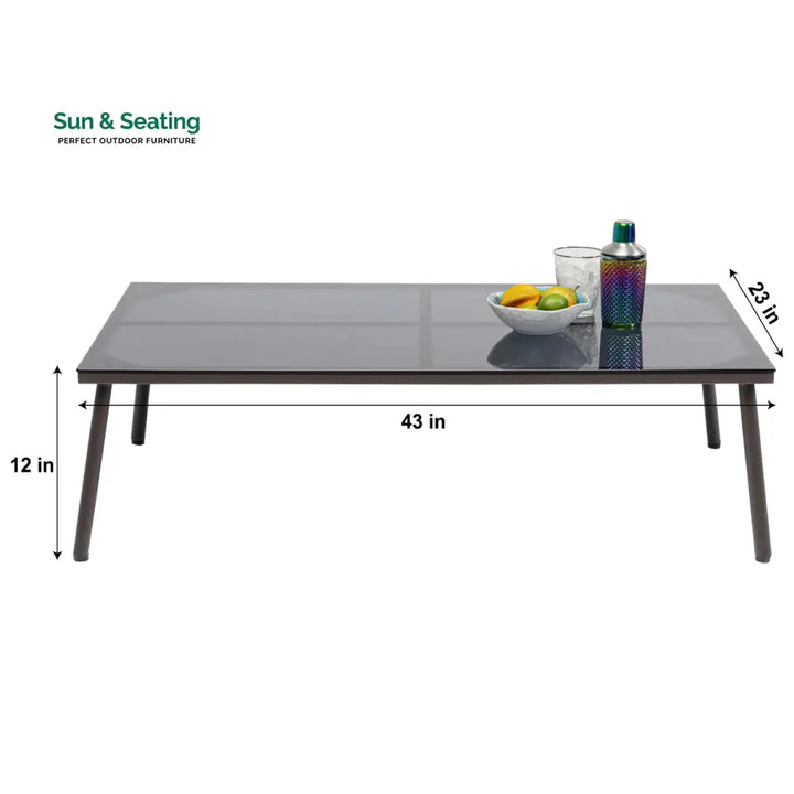 Shed Outdoor Sofa Set 3 Seater 2 Single seater and 1 Center Table Set (Dark grey) Braided &amp; Rope Sofa Sets