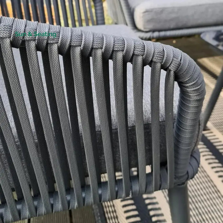 Shen 4 Piece Outdoor All-Weather Rope Sofa Set Sofa Set