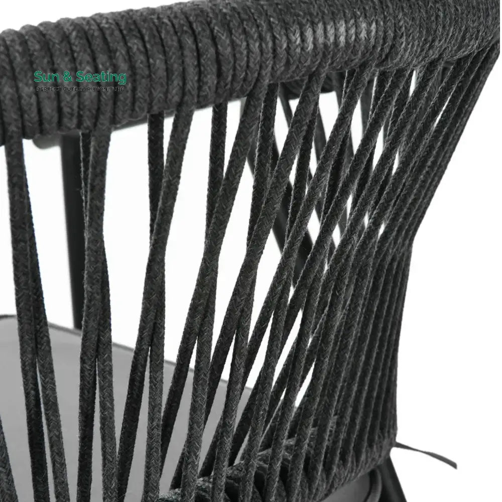 Shiori 4-Piece Outdoor Rope Patio Dining Chairs Dinning Chairs