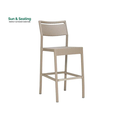 Sibylle Outdoor Patio Bar Sets 2 Chairs and 1 Table (Grey) Bar Sets