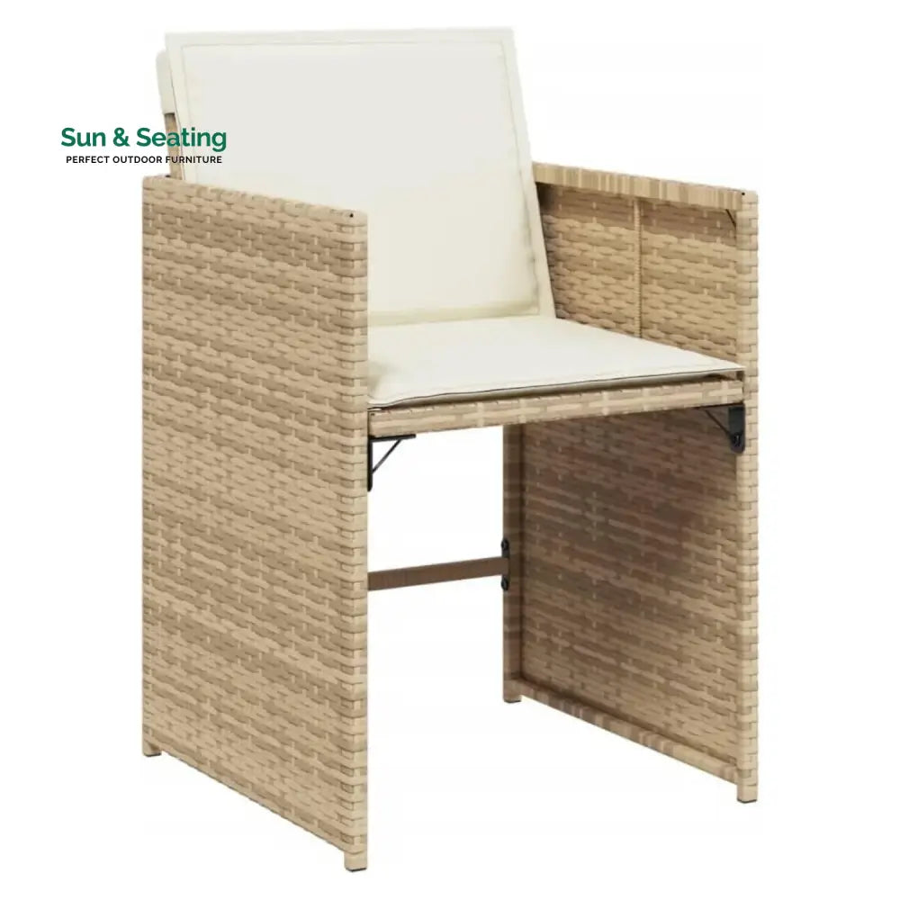 Sigrid Outdoor Rattan Wicker Dinning Set 9-Piece Dining Set