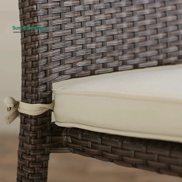 Skylar 1-Piece Outdoor Rattan Wicker Patio Dining Chair Dinning Chairs