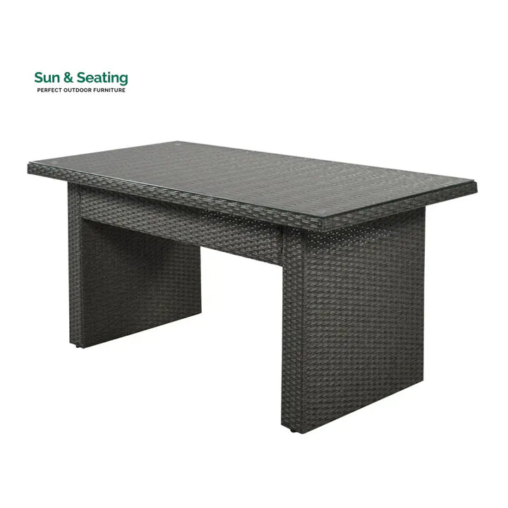 Sofia 5-Piece Outdoor Patio Furniture Set with Dining Table and Chairs Sofa Set