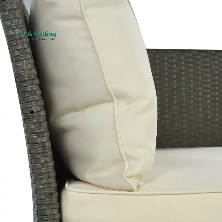 Sofia 5-Piece Outdoor Patio Furniture Set with Dining Table and Chairs Sofa Set