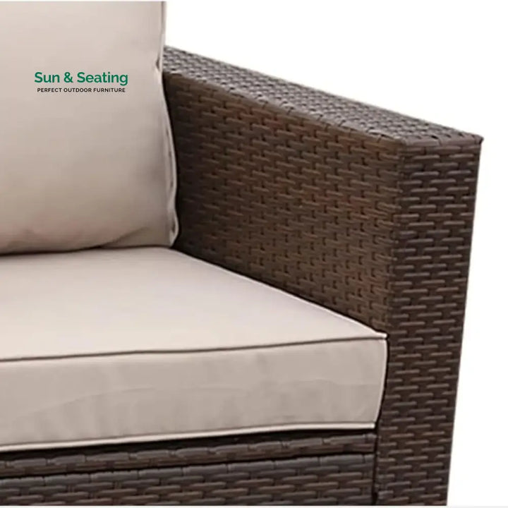 Sophia 3-Seater Outdoor Rattan Wicker Patio Sofa Sofa Set
