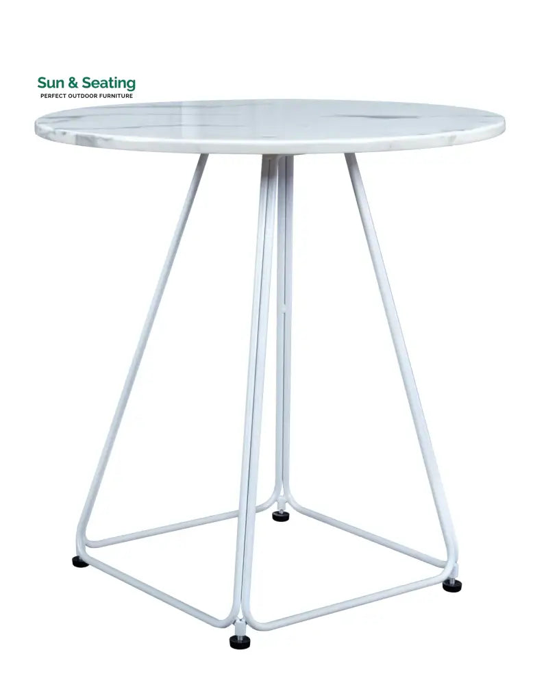 Stack Outdoor Patio Seating Set 4 Chairs and 1 Table Set (Black) Braided & Rope Coffee Table Sets