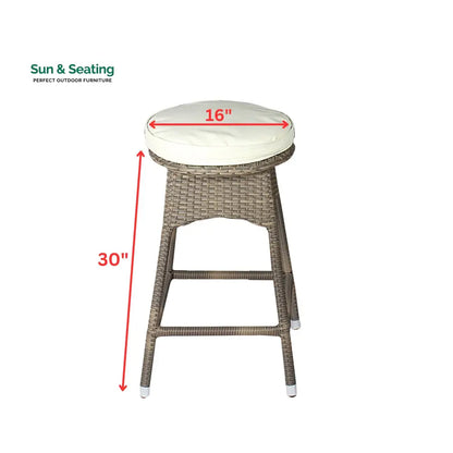 Stein Outdoor Patio Bar Sets 4 Stools and 1 Table (Capicano) Bar Sets