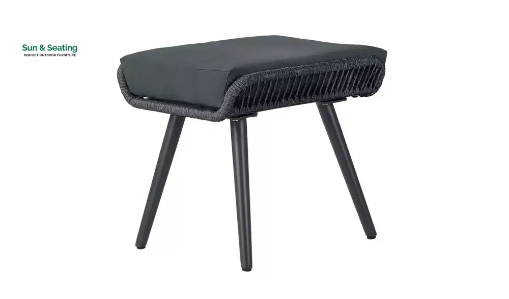 Swifter Outdoor Garden Balcony Sofa Set 5 Seater and 1 Center Table With 2 Ottoman Set (Tan) Sofa Sets