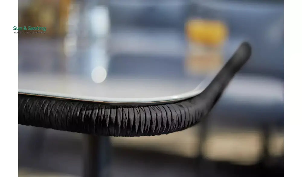 Swifter Outdoor Garden Balcony Sofa Set 5 Seater and 1 Center Table With 2 Ottoman Set (Tan) Sofa Sets