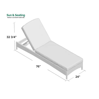 Takeshi Outdoor Swimming Poolside Lounger (Black) Loungers