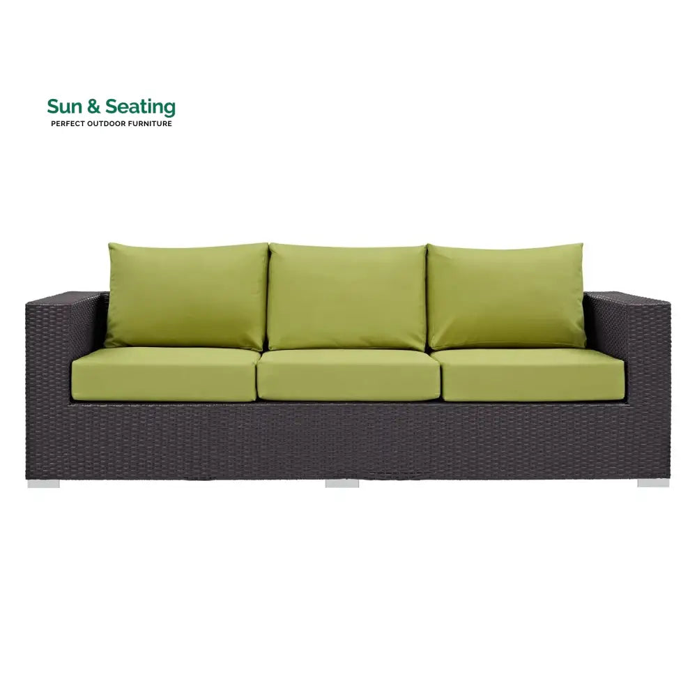 Tamara Outdoor All-Weather Wicker 3-Seater Sofa Sofa Set