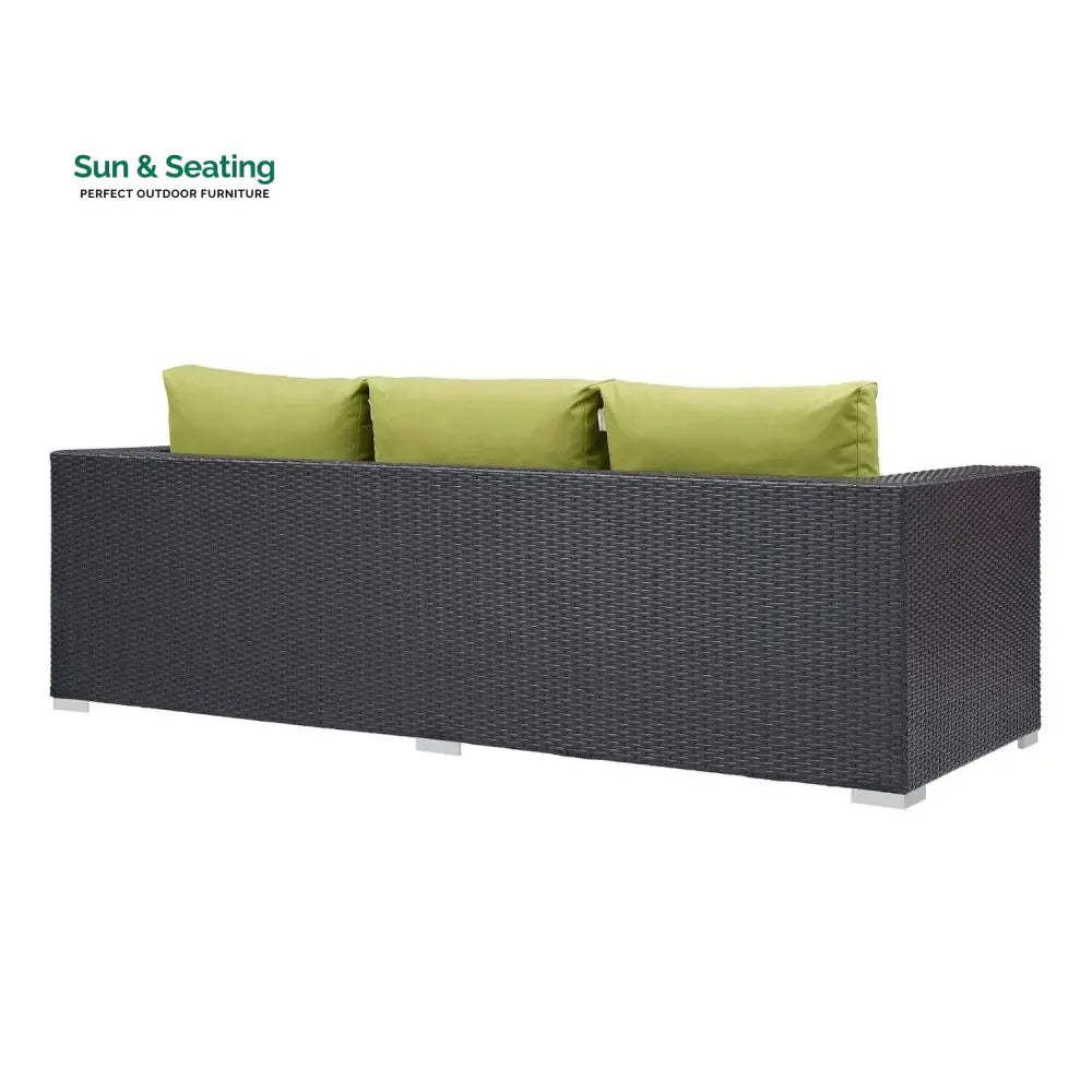 Tamara Outdoor All-Weather Wicker 3-Seater Sofa Sofa Set