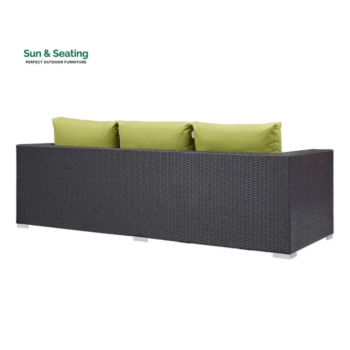 Tamara Outdoor All-Weather Wicker 3-Seater Sofa Sofa Set