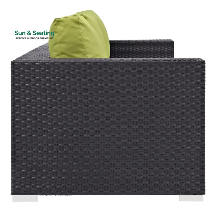 Tamara Outdoor All-Weather Wicker 3-Seater Sofa Sofa Set