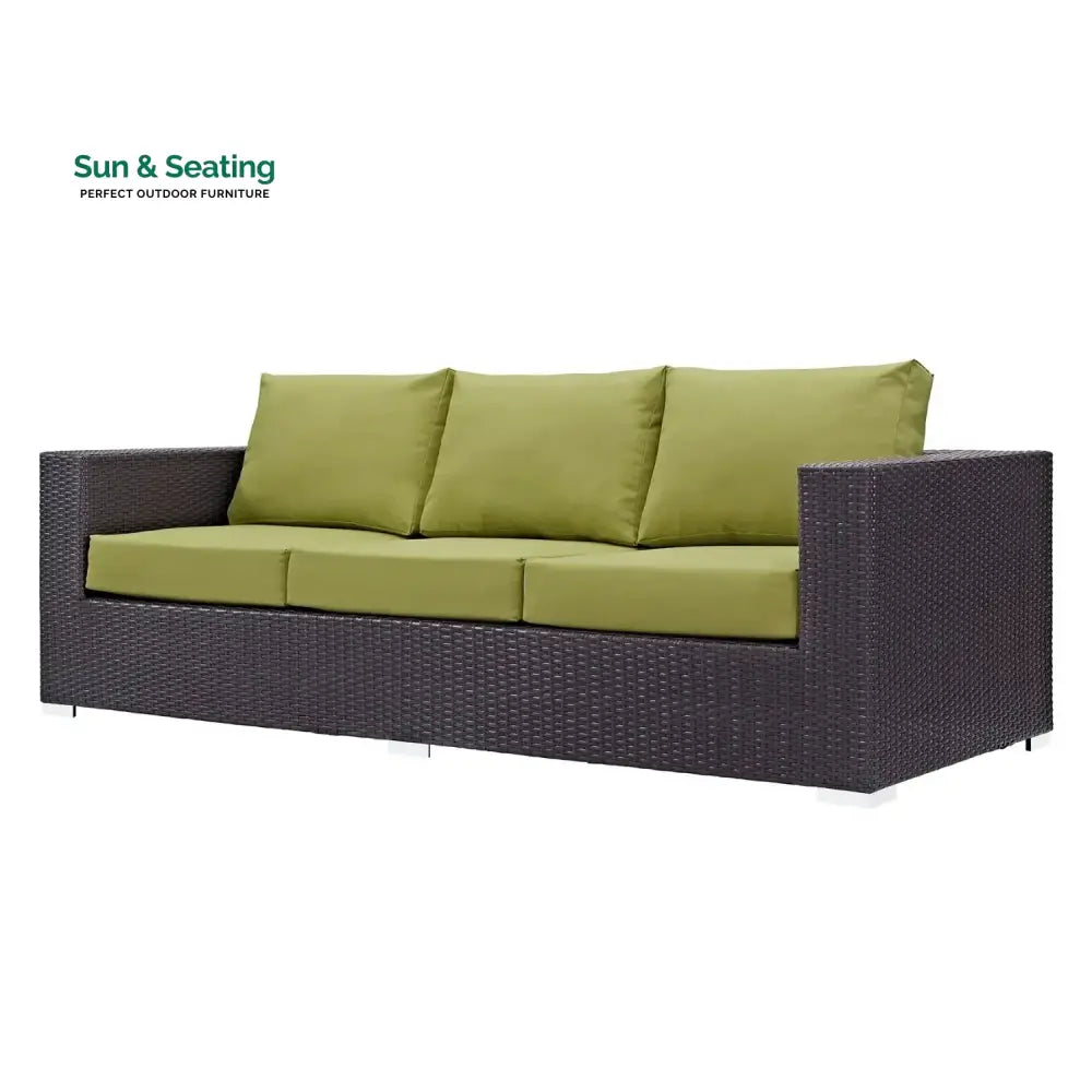 Tamara Outdoor All-Weather Wicker 3-Seater Sofa Sofa Set