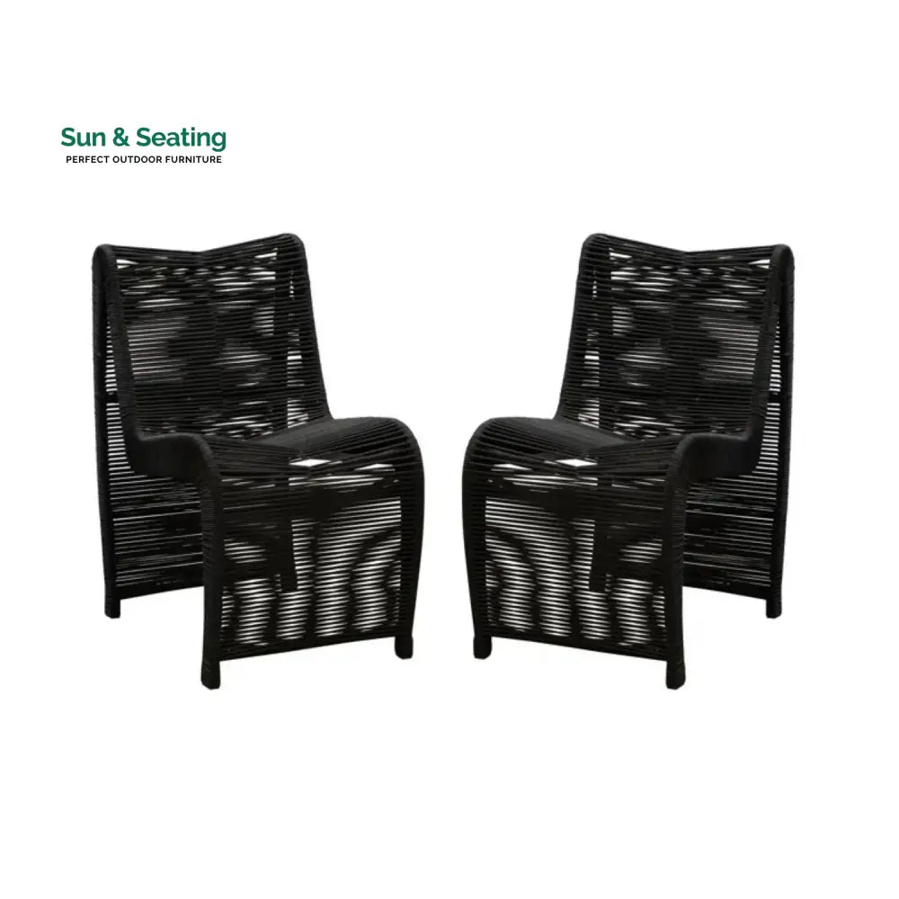 Tanishka 2-Piece Outdoor Rope Patio Chairs Patio Chairs