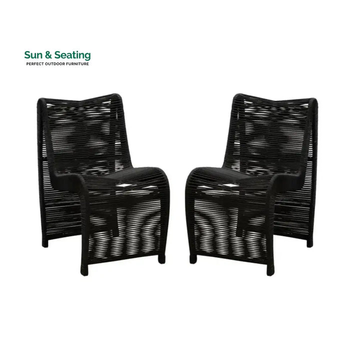 Tanishka 2-Piece Outdoor Rope Patio Chairs Patio Chairs
