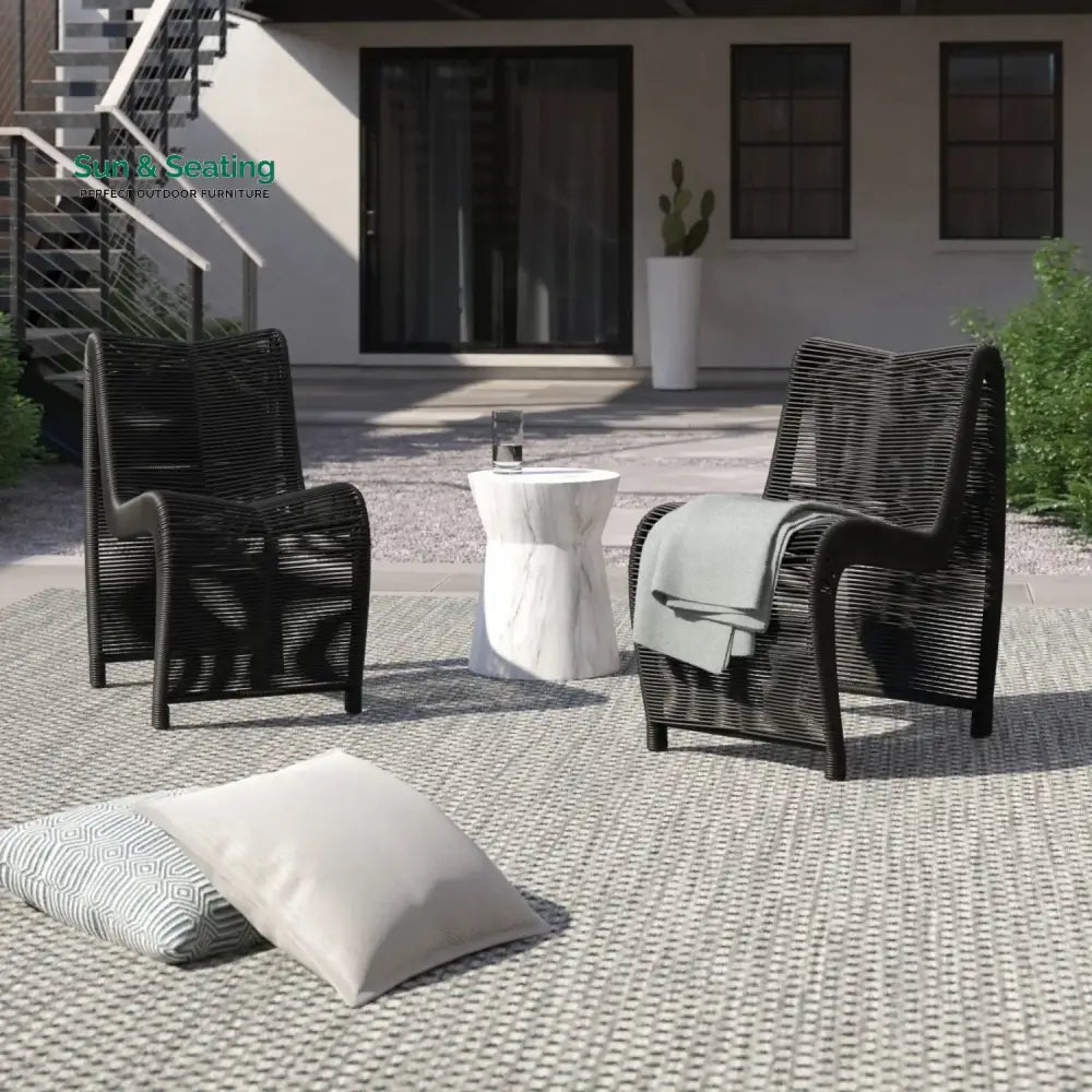 Tanishka 2-Piece Outdoor Rope Patio Chairs Patio Chairs