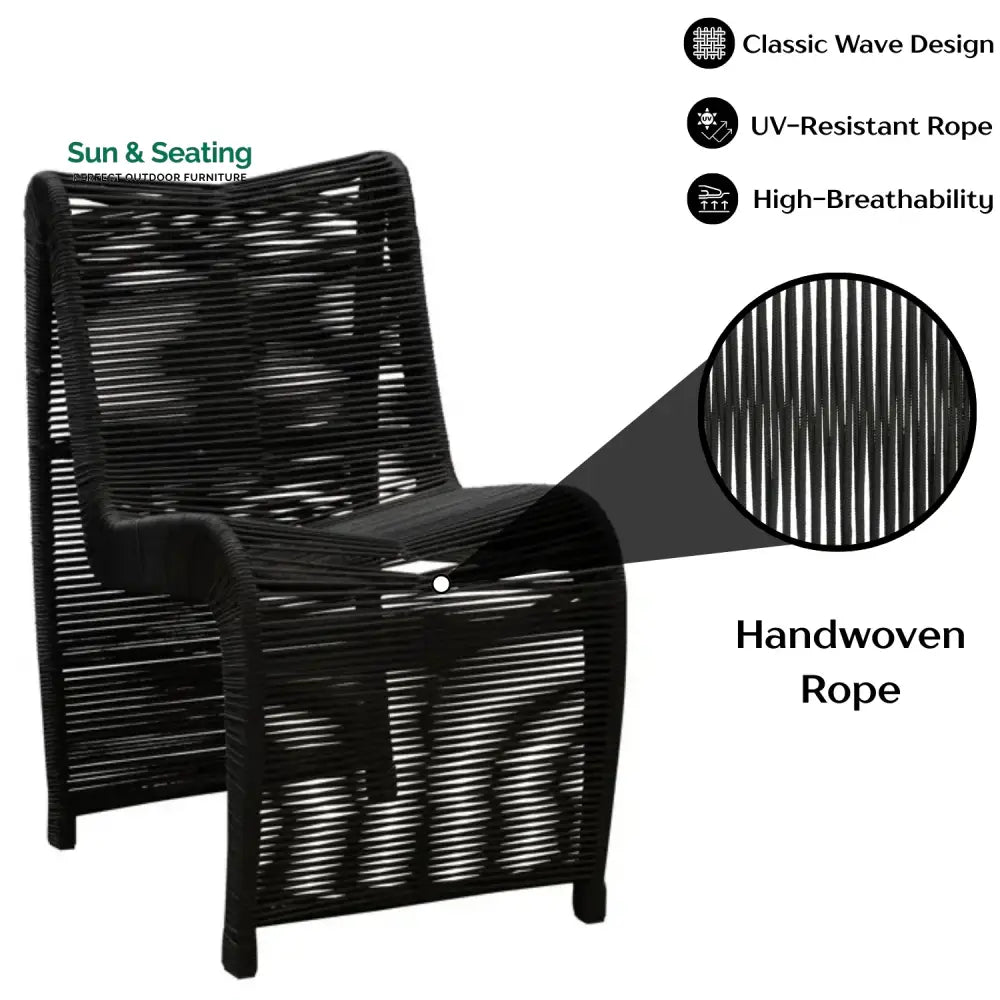 Tanishka 2-Piece Outdoor Rope Patio Chairs Patio Chairs