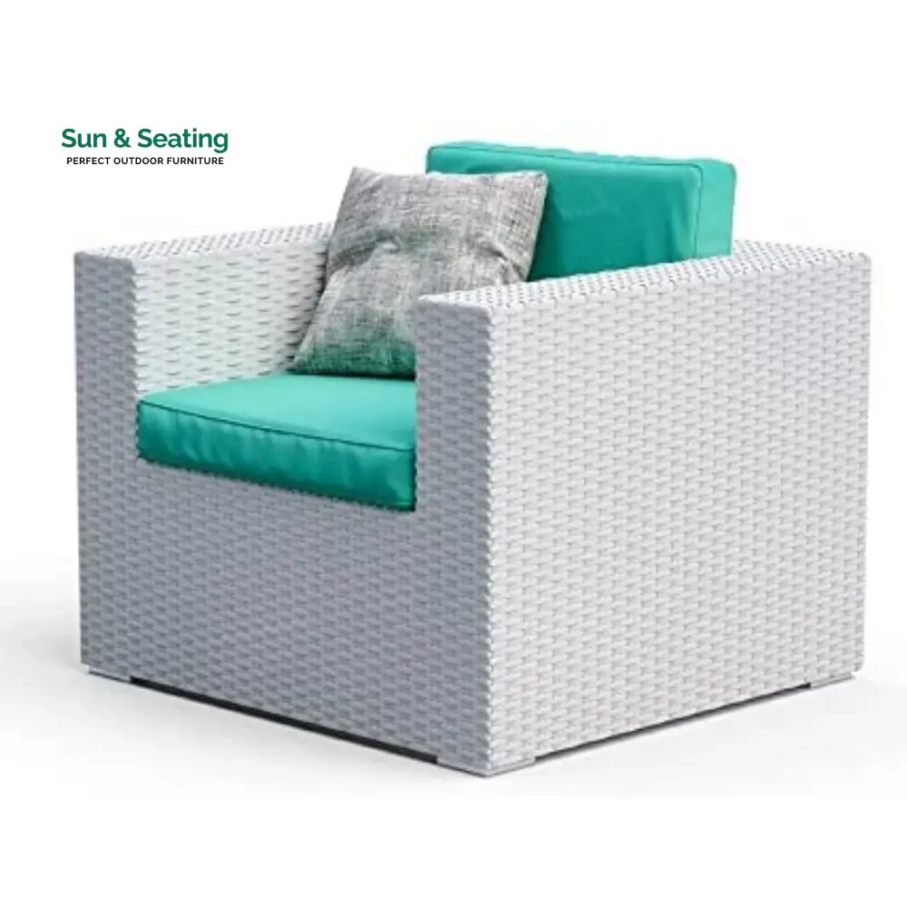 Tanvi 1-Piece Outdoor Wicker Single Seater Sofa Sofa Set
