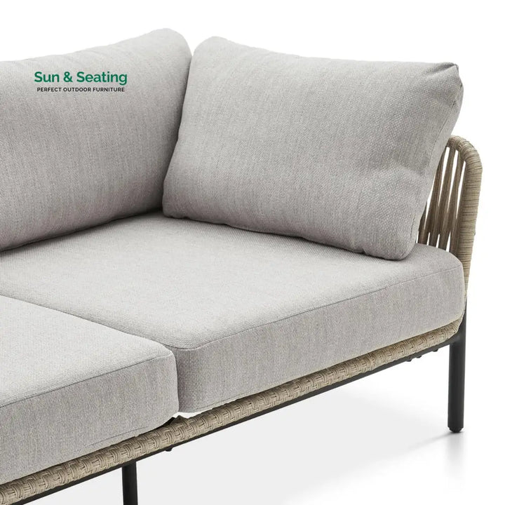 Tapasya Outdoor 4-Piece Rope Conversation Sofa Set Sofa Set