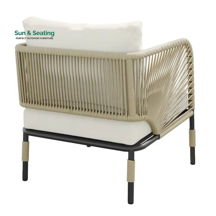 Taylor 3 Piece Garden Outdoor Rope Patio Set Patio Set