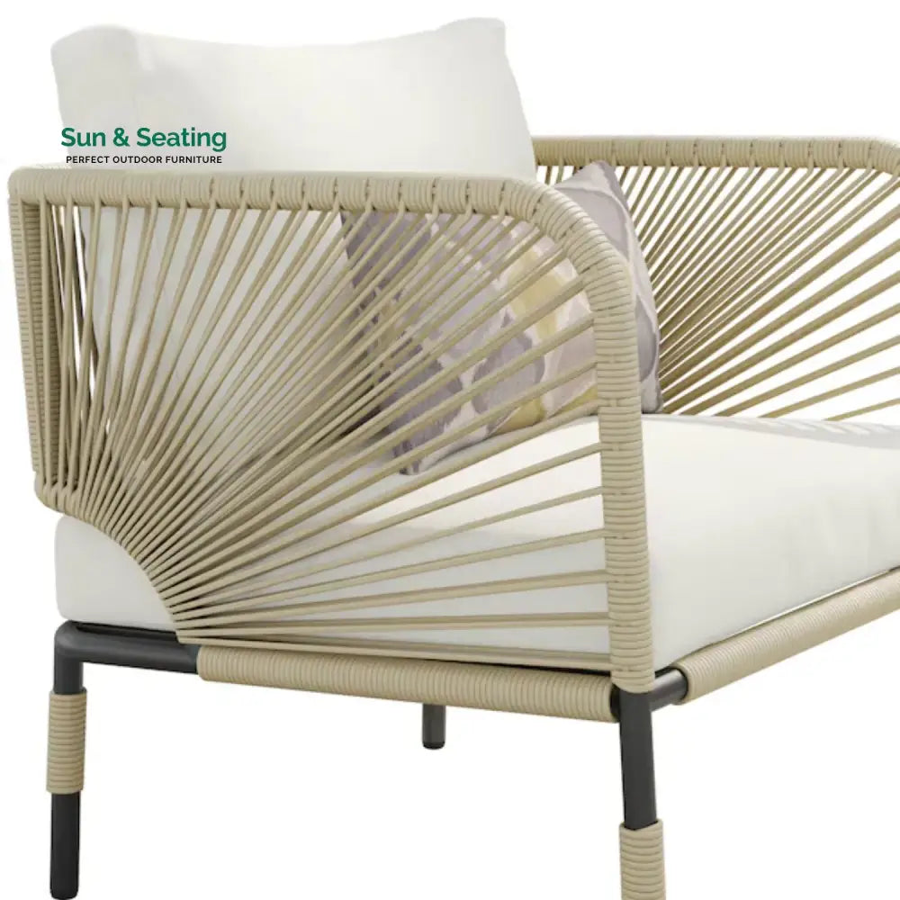 Taylor 3 Piece Garden Outdoor Rope Patio Set Patio Set
