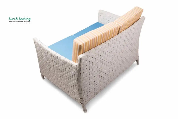 Tecla Outdoor Sofa Set 2 Seater 2 Single seater and 1 Center Table (Off White) Sofa Sets