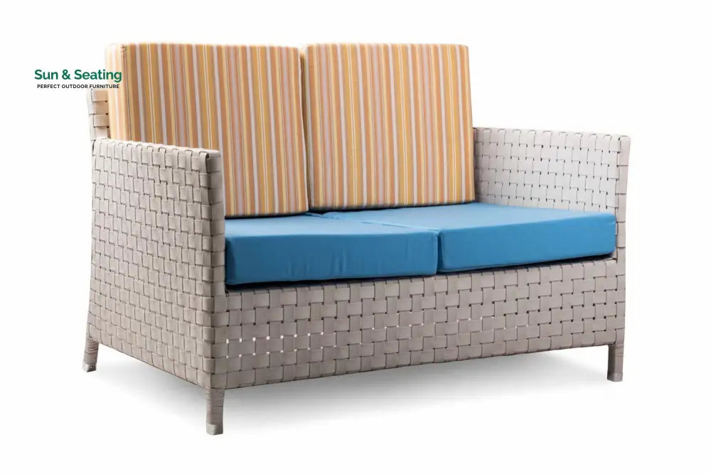 Tecla Outdoor Sofa Set 2 Seater 2 Single seater and 1 Center Table (Off White) Sofa Sets