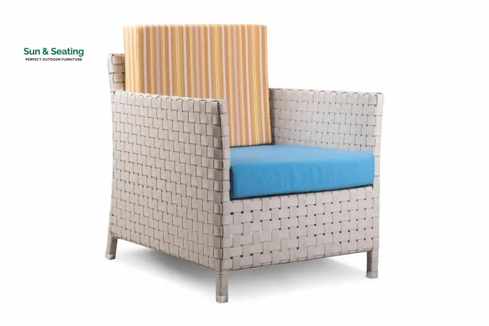 Tecla Outdoor Sofa Set 2 Seater 2 Single seater and 1 Center Table (Off White) Sofa Sets