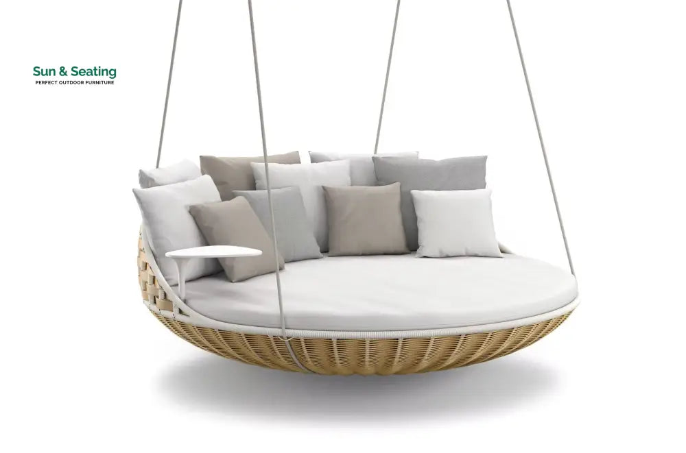 Teirtu Three Seater Hanging Swing Without Stand For Balcony Garden Swing Honey Swings