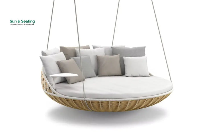 Teirtu Three Seater Hanging Swing Without Stand For Balcony Garden Swing Honey Swings