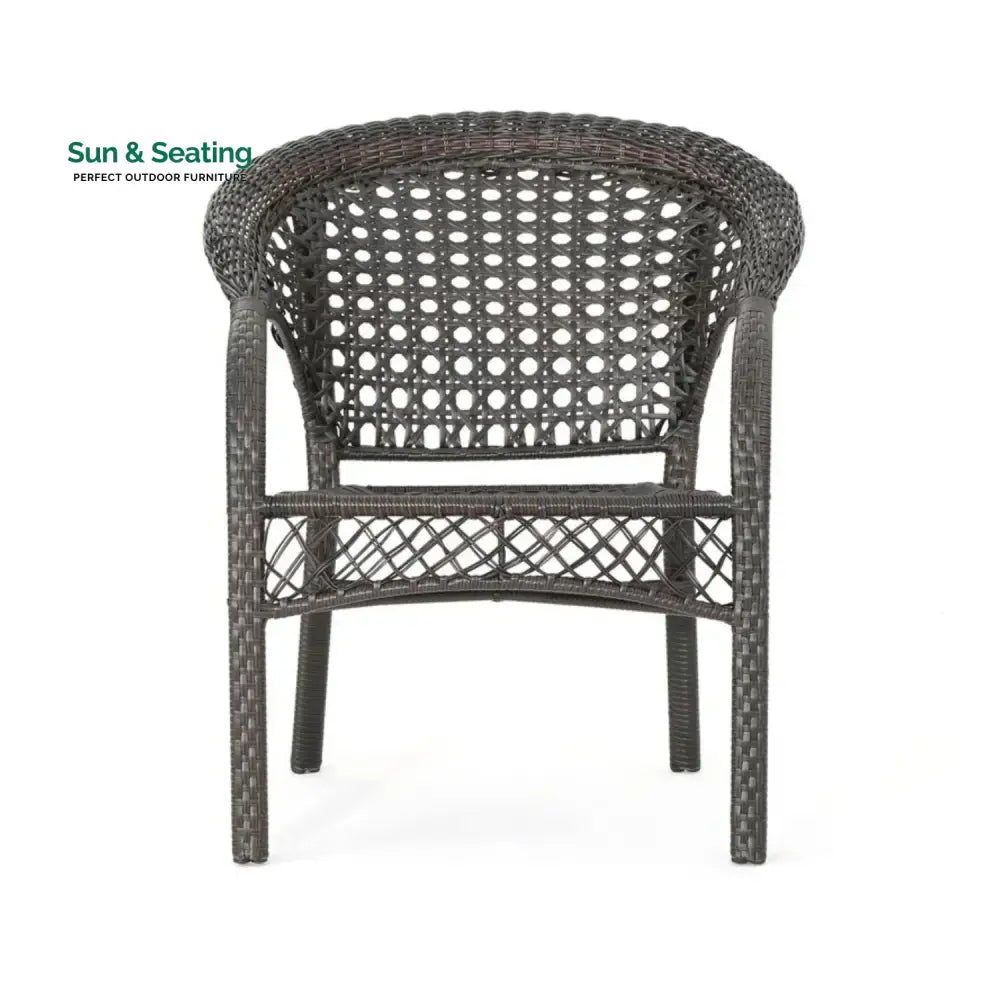 Thalia 7-Piece Outdoor Rattan Wicker Dining Table Set Dining Set