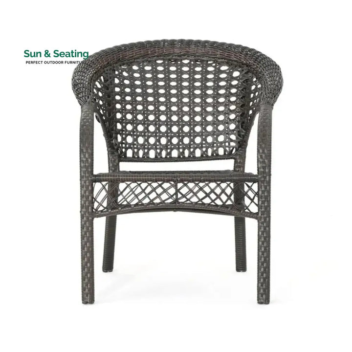 Thalia 7-Piece Outdoor Rattan Wicker Dining Table Set Dining Set